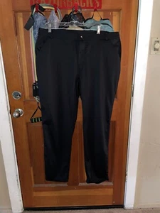 Men’s Black Royal Class Straight Leg & Cuffed Dress Pants/ Slacks Size 38 - Picture 1 of 7