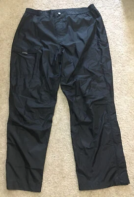 Pantalones de lluvia Helly Hansen Helly Tech para hombre 2XL altos XXL negros empacables forrados de malla Foto 1 de 4