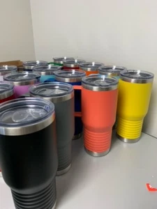 Polar Camel 20oz Travel Mug Handle Snap Close Lid all colors Engraving Available - Picture 1 of 6