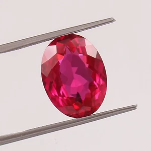 AAA Natural Flawless Mozambique Blood Red Ruby Oval Cut Loose Gemstone 15x11 MM - Picture 1 of 4