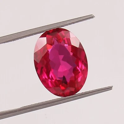 AAA Natural Flawless Mozambique Blood Red Ruby Oval Cut Loose Gemstone 15x11 MM - Image 1 of 4