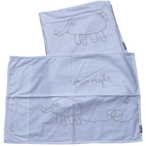 BHOLU Embroidered Sheet & Pillow Case - Toddler Bed/Euro Cot - EUC - Picture 1 of 4