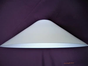 Ersatzglas Lampenglas Schusterschirm Opalglas glänzend Ø297mm / Höhe 105mm G1792 - Foto 1 di 5