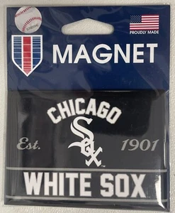 *NEW* Wincraft Official MLB 2.5" x 3.5" CHICAGO WHITE SOX EST. 1901 Magnet - Picture 1 of 1