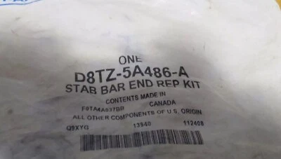 D8TZ-5A486-A 1992 1993 Ford F150 F250 F350 Kit de enlace de extremo estabilizador NUEVO Foto 1 de 2
