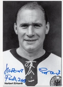 Herbert Erhardt (†) - Weltmeister 1954 - original signierte Autogrammkarte - Picture 1 of 1