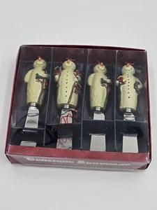 Twilight Snowman Cheese Speaders 2008 4er Set - Bild 1 von 2