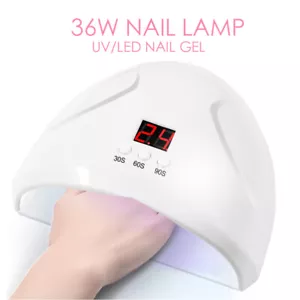 Lámpara de uñas LED UV uñas secador de uñas luz rápida esmalte de uñas UV - Imagen 1 de 8