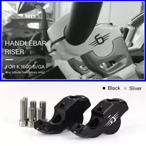 Handlebar Riser Clamp For BMW K 1600 B GA Handle Bar Extend Adapter 28mm Mount - Picture 1 of 19
