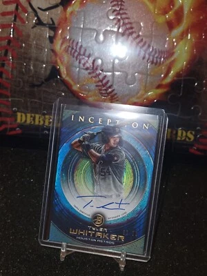 2022 Bowman Inception Tyler Whitaker Initiation Blue #56/99Astros - Image 1 of 2