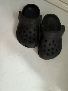 Crocs Classic Clog Toddler Baby Size 5C Black - Picture 1 of 5
