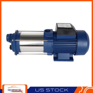 1.5HP 1" SHALLOW SELF PRIMING WELL GARDEN SPRINKLER JET WATER PUMP BOOSTER 1100W - Picture 1 of 14