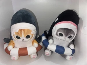 Mofusand Hai & Wal Plüschtiere Round1 Exklusiv Neu Mit Etikett Set - Bild 1 von 5