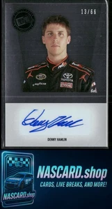 2011 Press Pass Premium #PS-DH Denny Hamlin Signatures #/66 - Picture 1 of 2