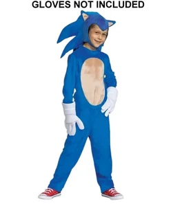 Sonic 2 The Hedgehog Deluxe Childs Costume Medium 8 Kids Inflatable Headpiece - Picture 1 of 6