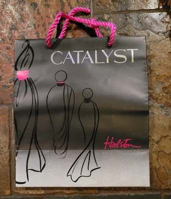 Raro HALSTON Catalizador para Hombres y Mujeres Colonia/Perfume SOLO BOLSA DE REGALO Foto 1 de 2