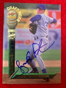 Jayson Peterson 1994 Signature Rookie Draft Picks #15 Chicago Cubs SIGNED /7750 - Picture 1 of 4
