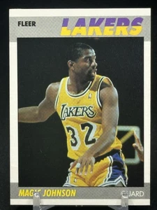 Magic Johnson 1987/88 Fleer #56 Los Angeles Lakers HOF - Picture 1 of 2