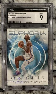 2023-24 Panini Origins Euphoria Shai Gilgeous-Alexander SSP #22 OKC CGC 9z  - Picture 1 of 2