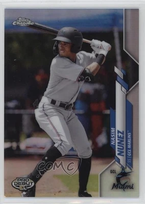 2020 Topps Pro Debut Chrome Refractor /99 Nasim Nunez #PDC-31 - Image 1 of 2