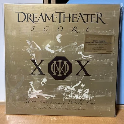 DREAM THEATER SCORE: 20TH ANNIVERSARY WORLD TOUR MUSIC ON VINYL 4LP BOX SET LTD - Image 1 of 4