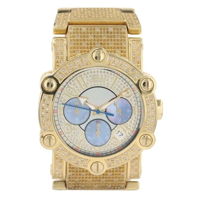 Мужские наручные часы JBW Phantom 42 мм синий перламутровый циферблат бриллиантовые акценты - Изображение 1 из 4