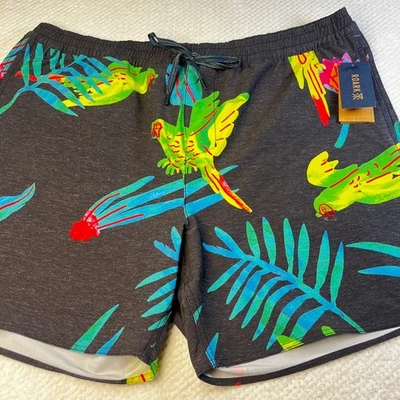 New ROARK Shorey Macaw Board Shorts Jamie Thomas XXL Parrot Tropical Print - Image 1 of 4