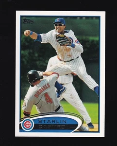 2012 Topps Starlin Castro #270 Chicago Cubs - Foto 1 di 2