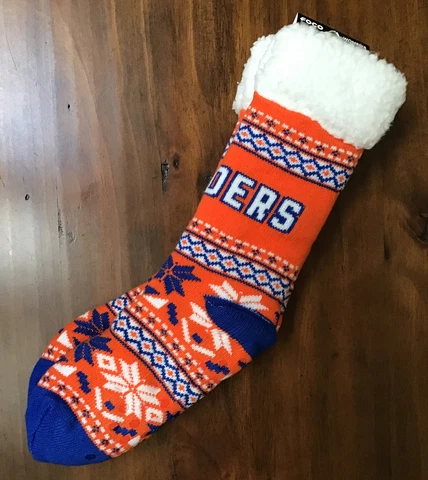 NY New York Islanders Footy Slipper Socks Mens 5-9 Womens 6-10 FOCO NHL Cover