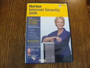 Symantec Norton Internet Security 2008 w/Key For Windows XP & Vista - Picture 1 of 3