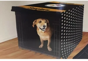 Pittsburgh Steelers Sports NFL Pet Crate Cover *BRAND NEW* With Damaged Box - Picture 1 of 7