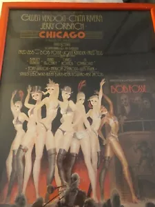 entertainment memorabilia theater posters ORIGINAL 1975 BROADWAY CAST OF CHICAGO - Picture 1 of 5