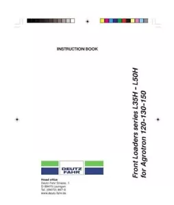 Deutz Agrotron Front Loaders Operators Manual - Picture 1 of 4