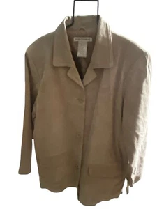 Leather Coat By Jessica Holbrook - Picture 1 of 3