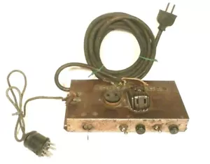 Parte vintage SEEBURG CLASSIS: testata / SCATOLA DI GIUNZIONE FUNZIONANTE con CHIAVE VOLUME - Foto 1 di 3