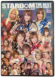 STARDOM Autographed DVD THE BEST 2014 PART2 Io Shirai Iyo Sky Kairi Sane WWE NXT - Picture 1 of 3