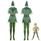 Unisex Erwachsene Cosplay Peter Pan Kostüm Halloween Karneval Outfit Fancy Kleid