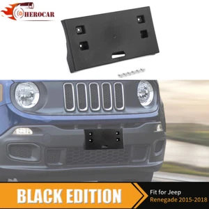 Front License Plate Bracket Holder Stand Mount for 15-18 Jeep Renegade Exterior - Foto 1 di 8