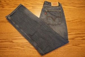BOY'S LEVI JEANS 514 Size 18 Regular / 29 x 29 Slim Straight 100% Cotton - Picture 1 of 2