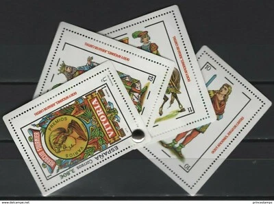 Spain 2020 Card Games Stamp with Moving Parts Unique Unusual - Image 1 of 3