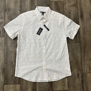 $118 Michael Kors slim stretch fit dress shirt Men’s Size XL - Picture 1 of 4