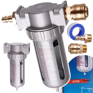 Druckluft Filter Wasserabscheider Ölabscheider 10BAR INKLUSIVE Schnellkupplung - Bild 1 von 5