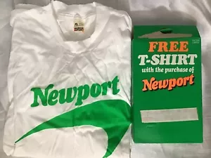 T-shirt promozionale USA vintage anni 90 Screen Stars Newport XL SOTTILE fondo di magazzino punto singolo - Foto 1 di 8