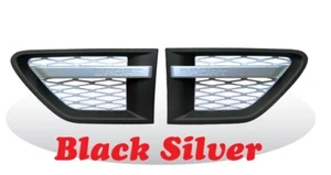 Performance Side Vent Grille For '10-'13  L320 Sport Model W/SPORT FENCE BK/SL - Imagen 1 de 1