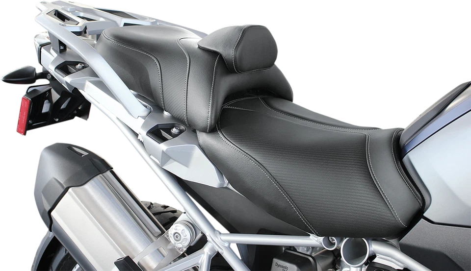 SADDLEMEN Adventure Tour Seat - Standard - Lumbar Backrest - Black - R1200GS - Imagem 1 de 1