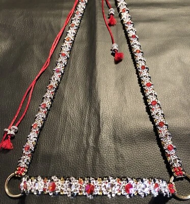 Araber Showhalfter ,Pferdeschmuck Rot , Pferd - Bild 1 von 4