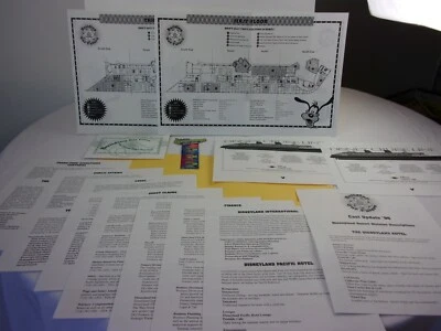 Disneyland Cast 1996 folder of updates Hotel Cruise lines puzzle etc. - Image 1 of 4