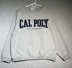 Vintage Cal Poly San Luis Obispo Sweatshirt USA Made Crewneck Mens Medium - Picture 1 of 9