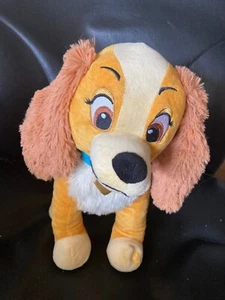 Disney Store Lady From Lady And The Tramp Soft Plush Toy - Noise Button on Paw - Picture 1 of 2
