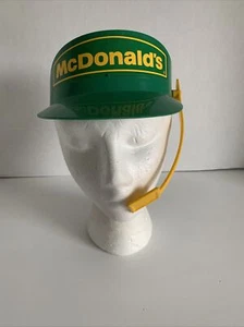 VTG 1988 Fisher Price McDonald’s Drive-Thru Green Visor Microphone Toy Employee - Picture 1 of 11